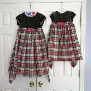 Girls holiday dresses Size 3T and 6